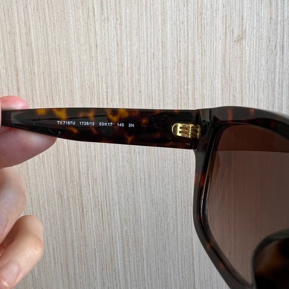 Tory Burch Tortoise Shell Sunglasses - Picture 3 of 3